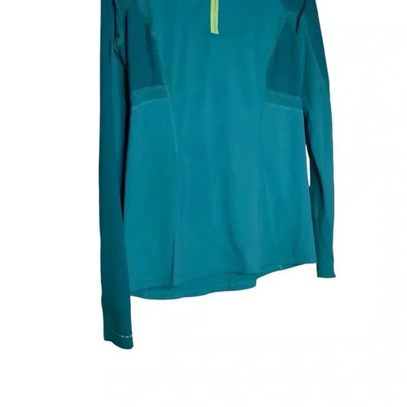 Lululemon Trail Bound 1/2 Zip in Blue Tropics Mesh Lightweight Size 8 - Picture 11 of 15